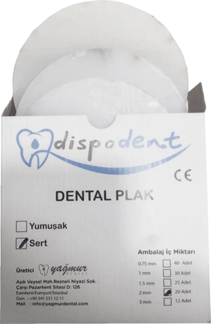 Dispodent Yumuşak ve Sert Plaklar