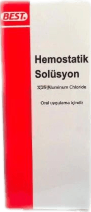 Best Hemostatik Solüsyon %25 Alüminyum Klorür