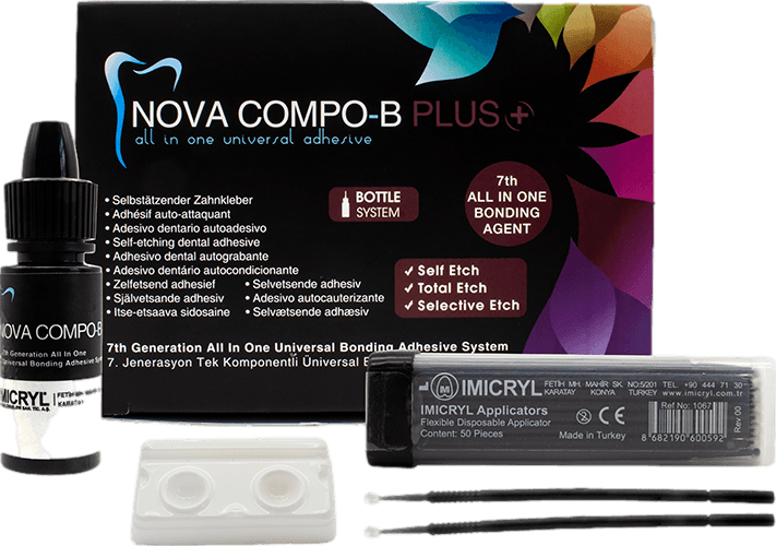 İmicryl Nova Compo B Plus Üniversal Adeziv All İn One Bonding 5 ml